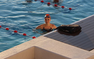 Pauline Bouville dans le bassin nordique