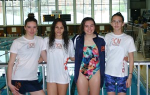 Les juniors du CNP: Pauline, Mariana, Ema et Ambre