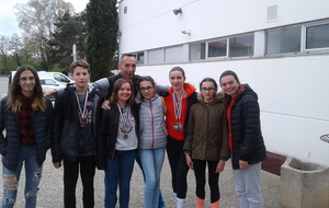 Ambre, Albin, Justine, Violette, Pauline, Cerise, Ema