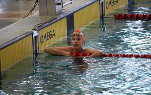 Ambre BEDREDE, 2ème en finale C du 200m dos: Bravo !!!!